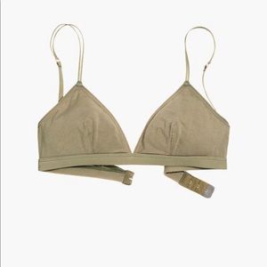 NWT Madewell MicroModal Beth Triangle Bralette - M